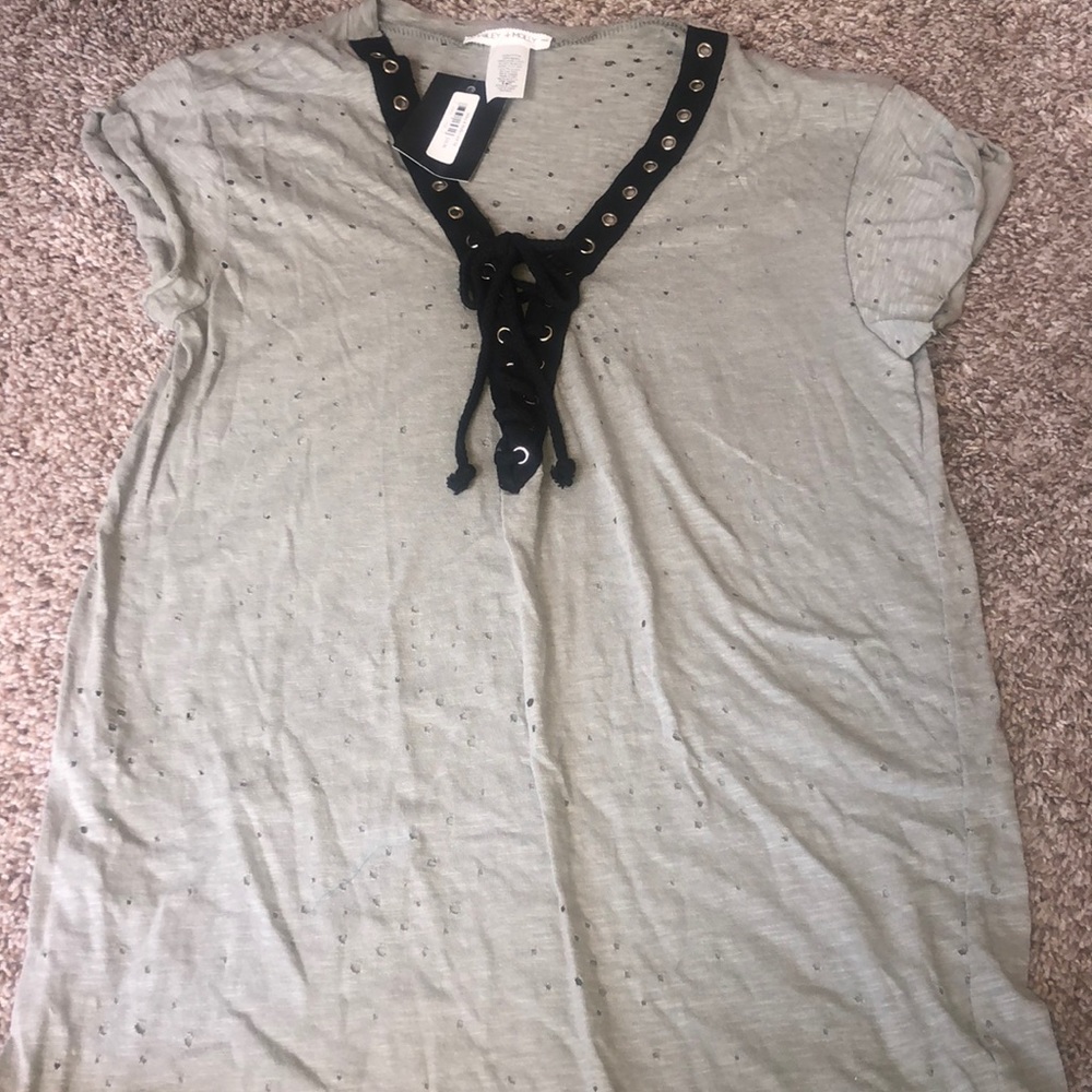 Milly & Molly Lace up Top
